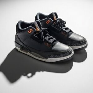 Nike Air Jordan 3 Retro Fear Pack Night Stadium-Ttl Orange 8 Flats [CT8532-080]